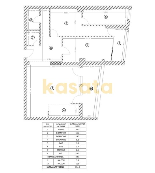 Herastrau apartament 3 camere ready to move, lux, boxa